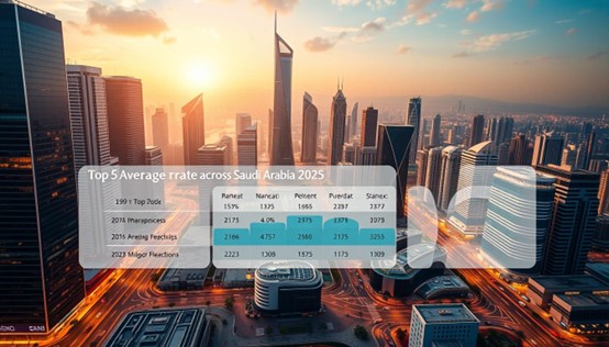 متوسط الإيجارات في المدن السعودية الكبرى لعام 2025